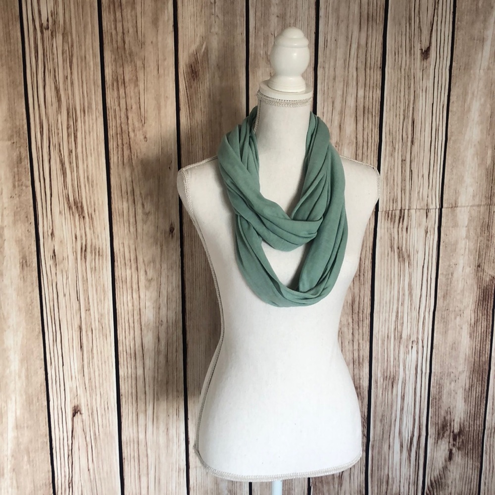 Mint Green Lightweight Infinity Scarf